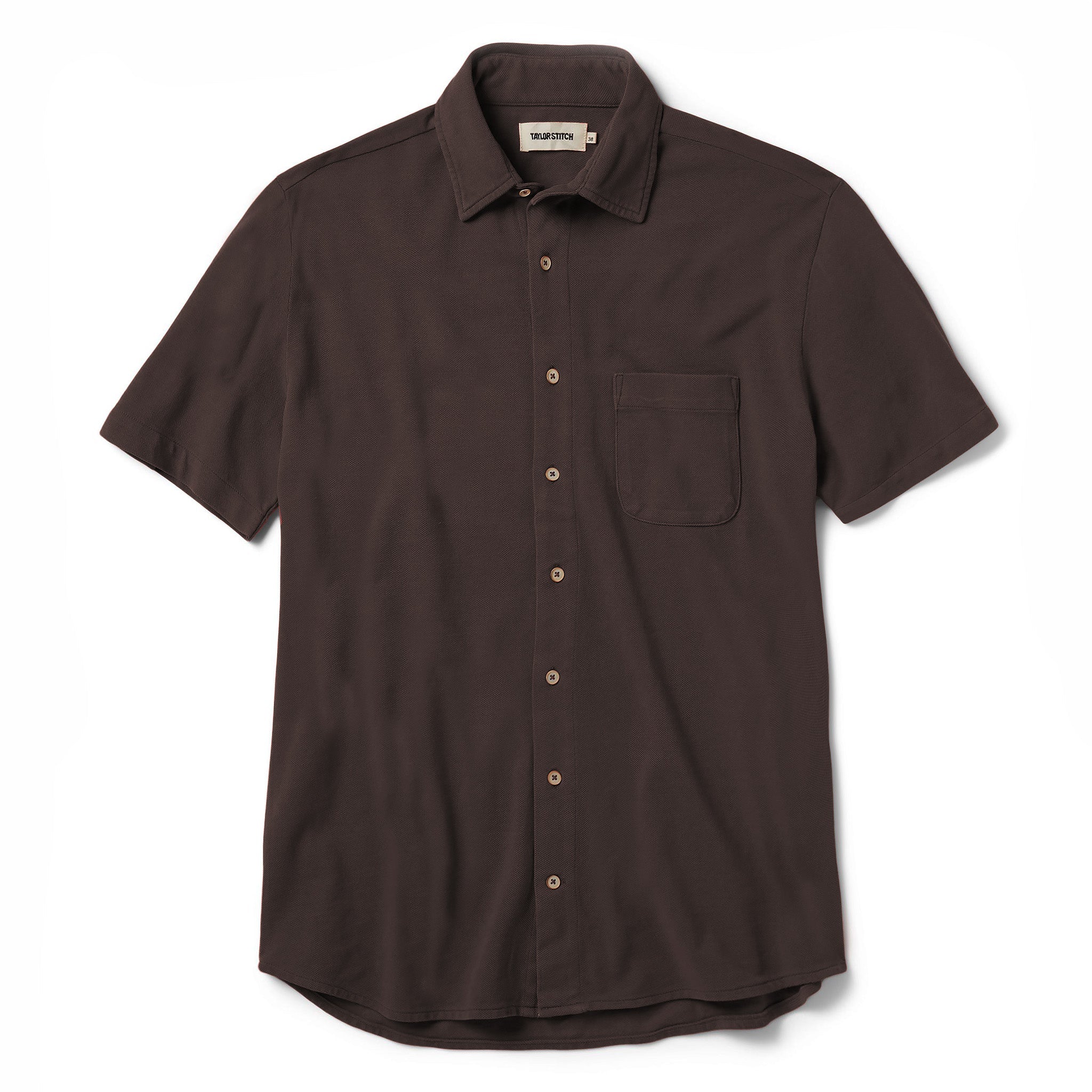 Espresso Pique Short Sleeve Shirt A36809