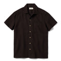 The Short Sleeve Hawthorne in Espresso Pickstitch Waffle