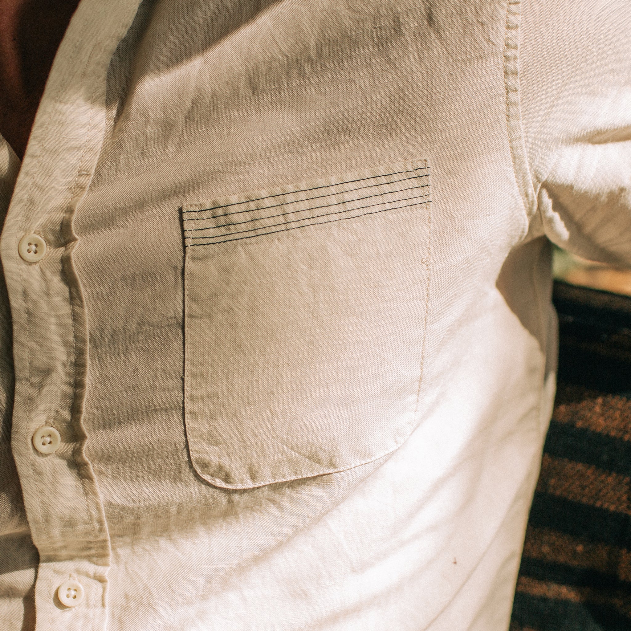 The Short Sleeve Jack in Natural and Espresso