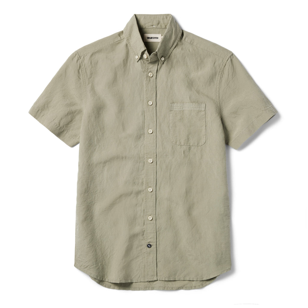 The Short Sleeve Jack in Sage and Natural