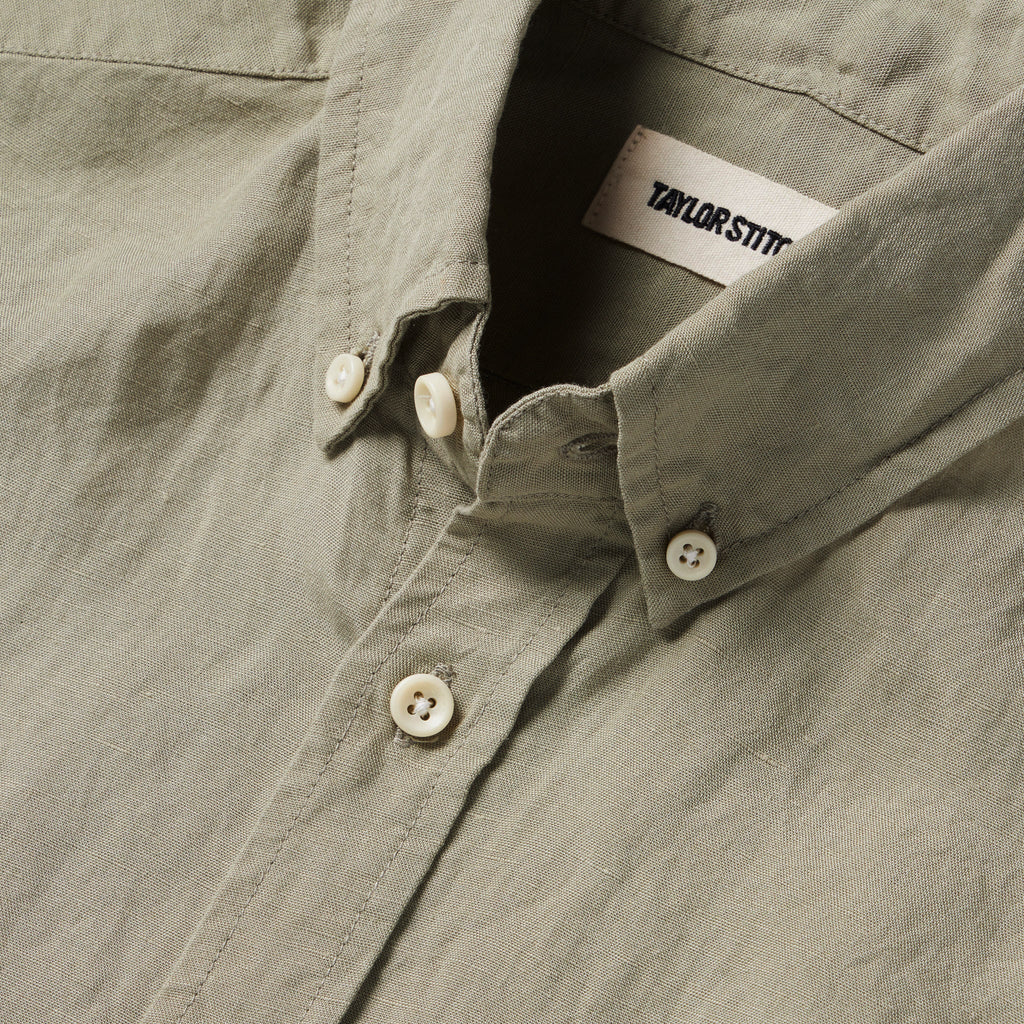 The Short Sleeve Jack in Sage and Natural