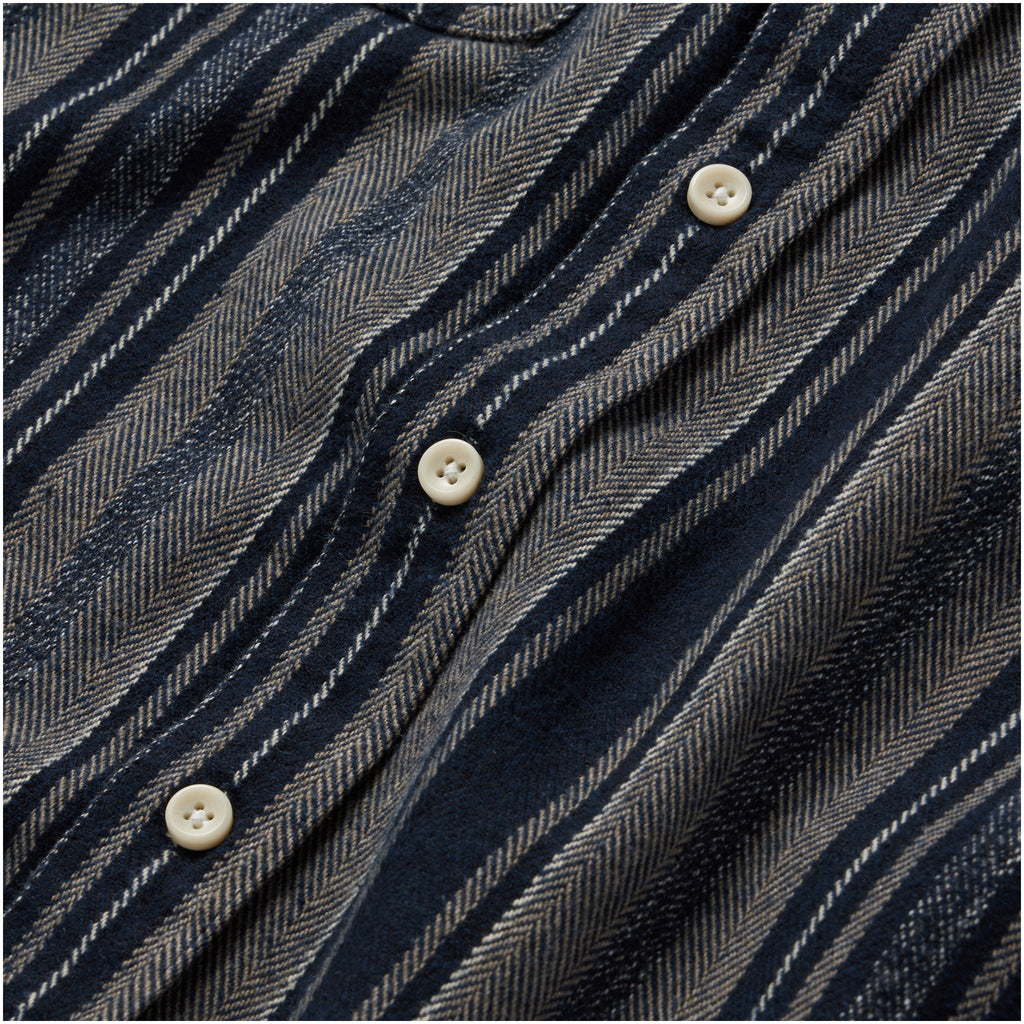 The Ledge Shirt in Ocean Stripe