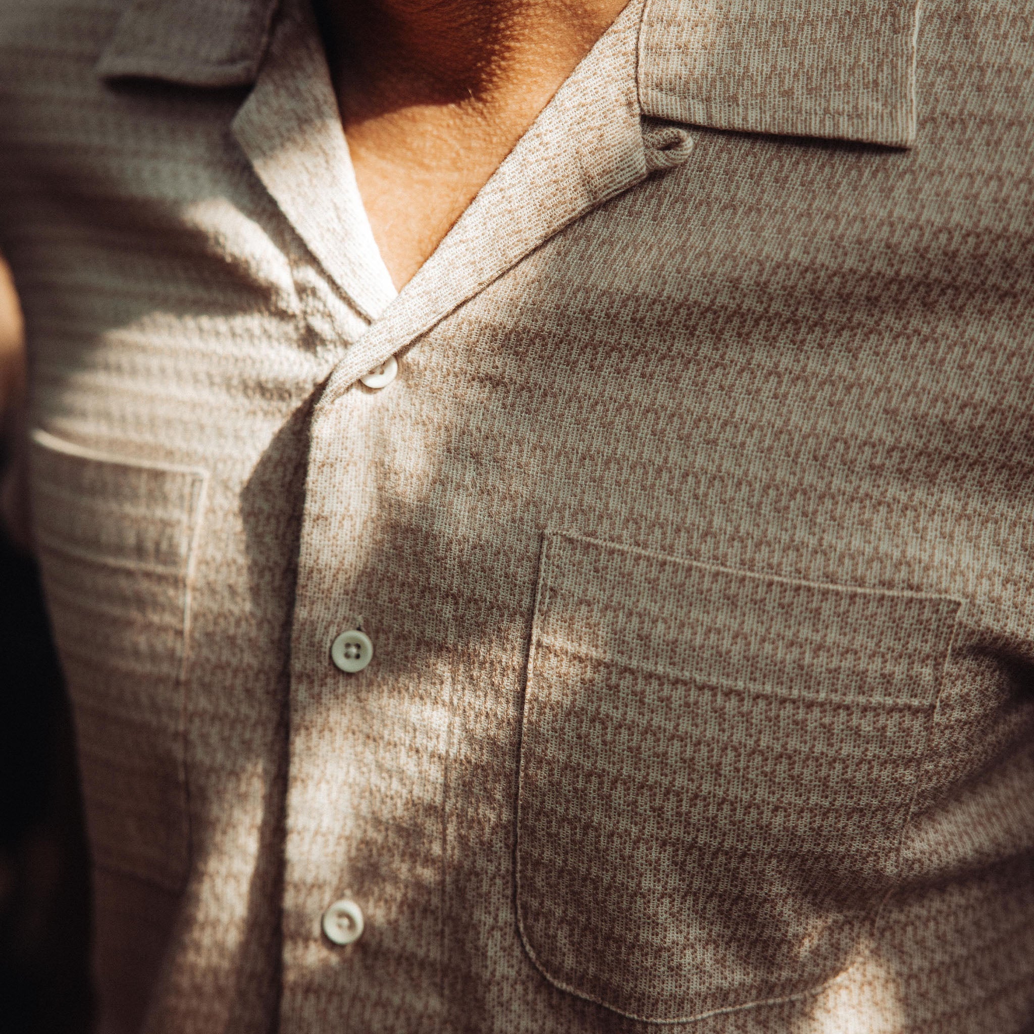 Sand Jacquard Shirt C355