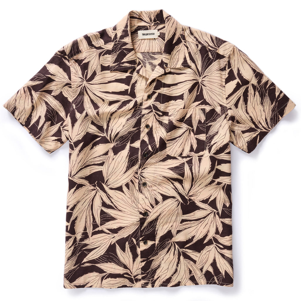 Dried Palm Short Sleeve Shirt Q388919