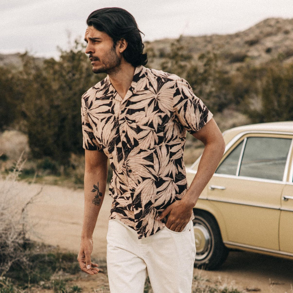 Dried Palm Short Sleeve Shirt Q388919