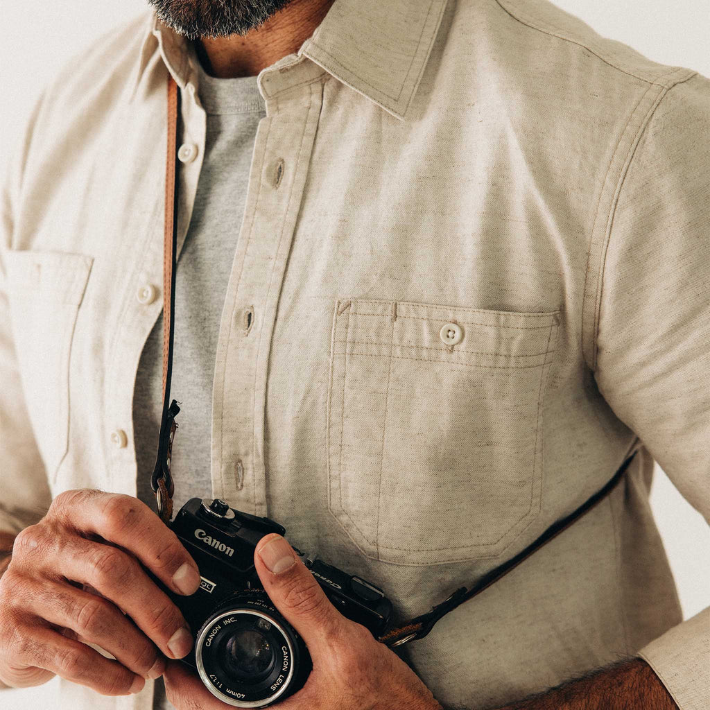 Utility Shirt in Natural Nep Z254