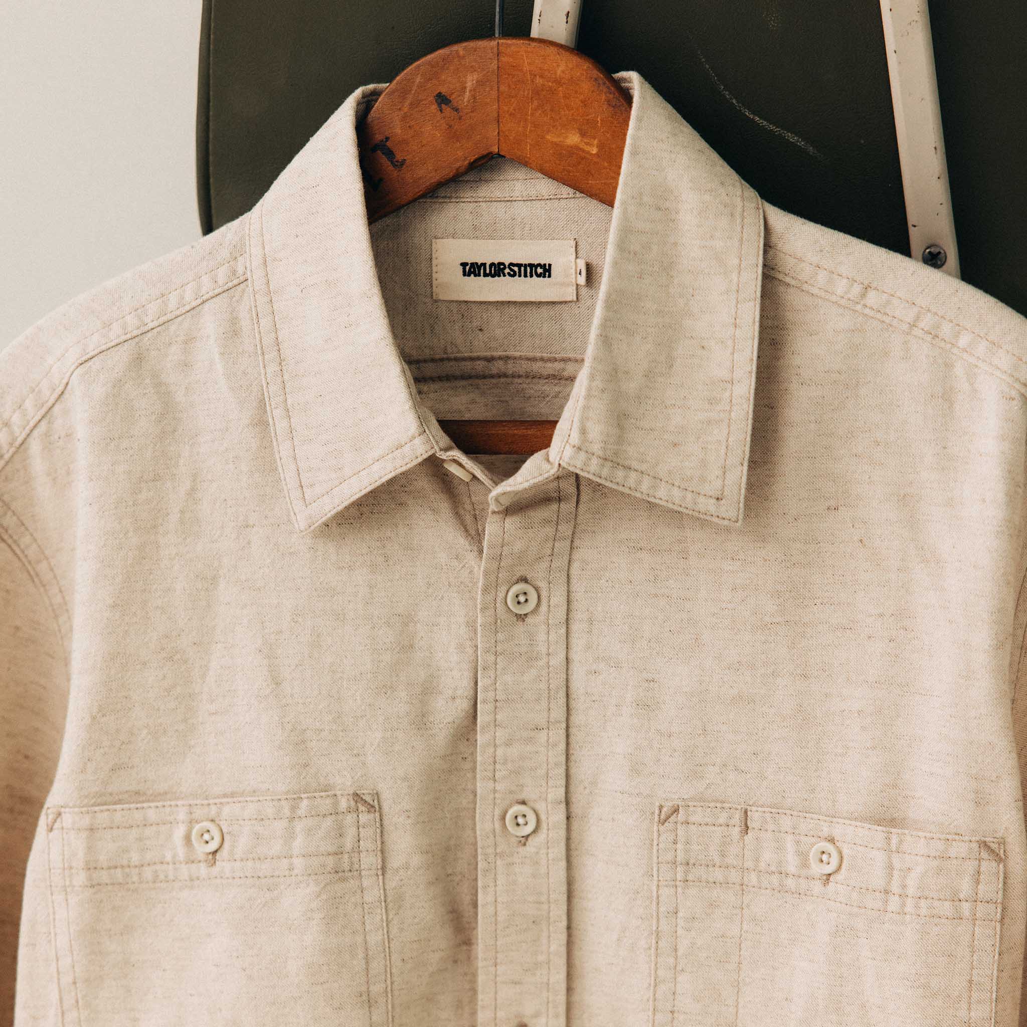 Utility Shirt in Natural Nep Z254