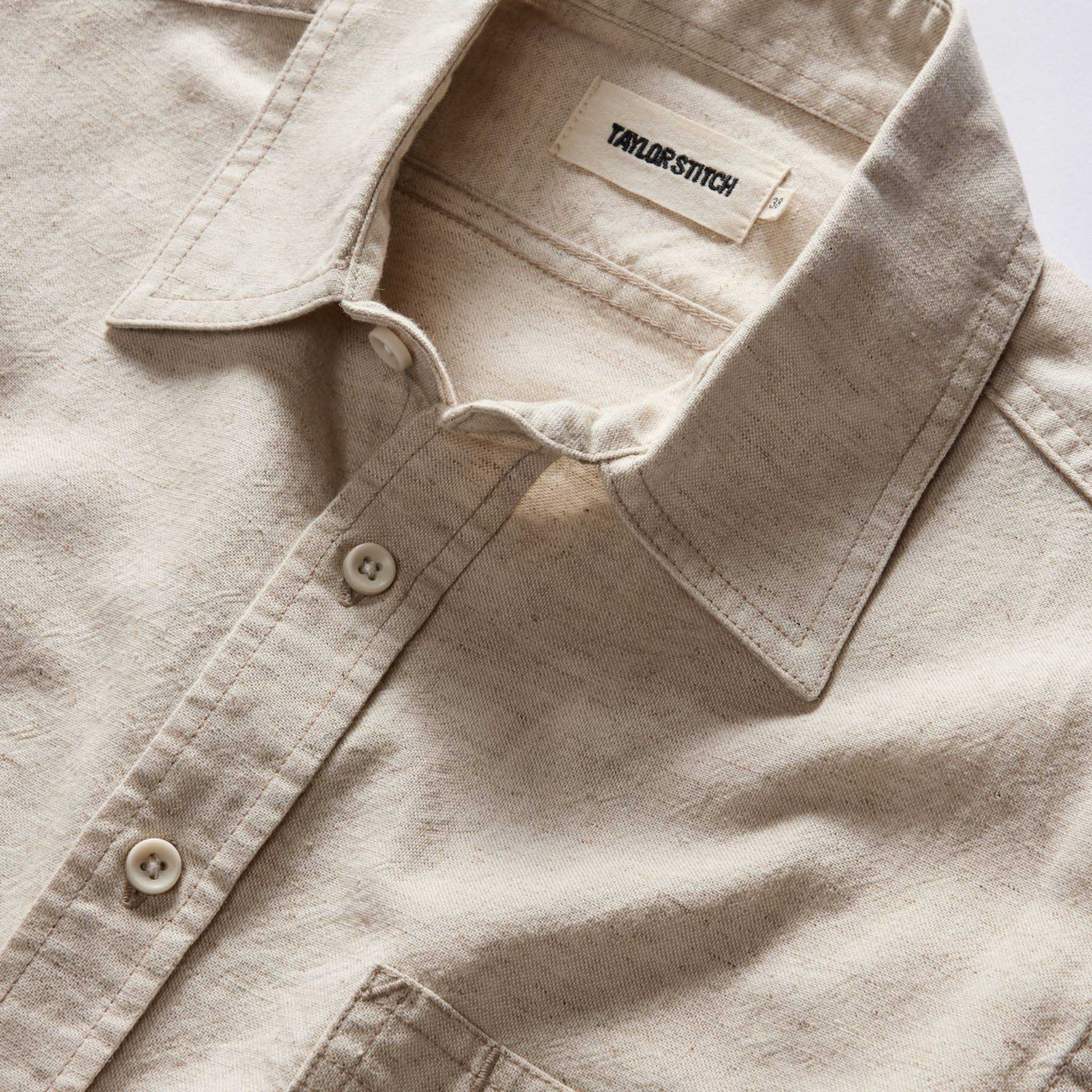 Utility Shirt in Natural Nep Z254