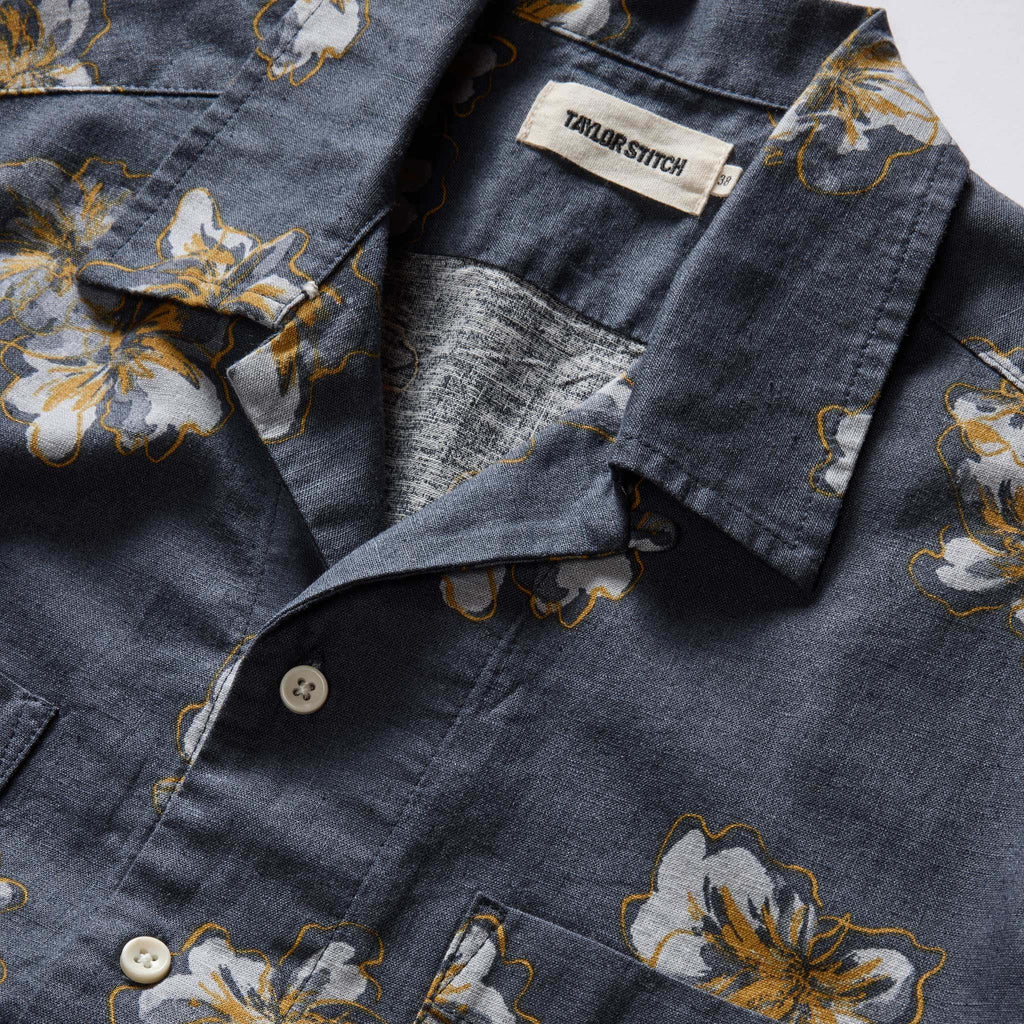 Dark Blue Floral Shirt Z947185