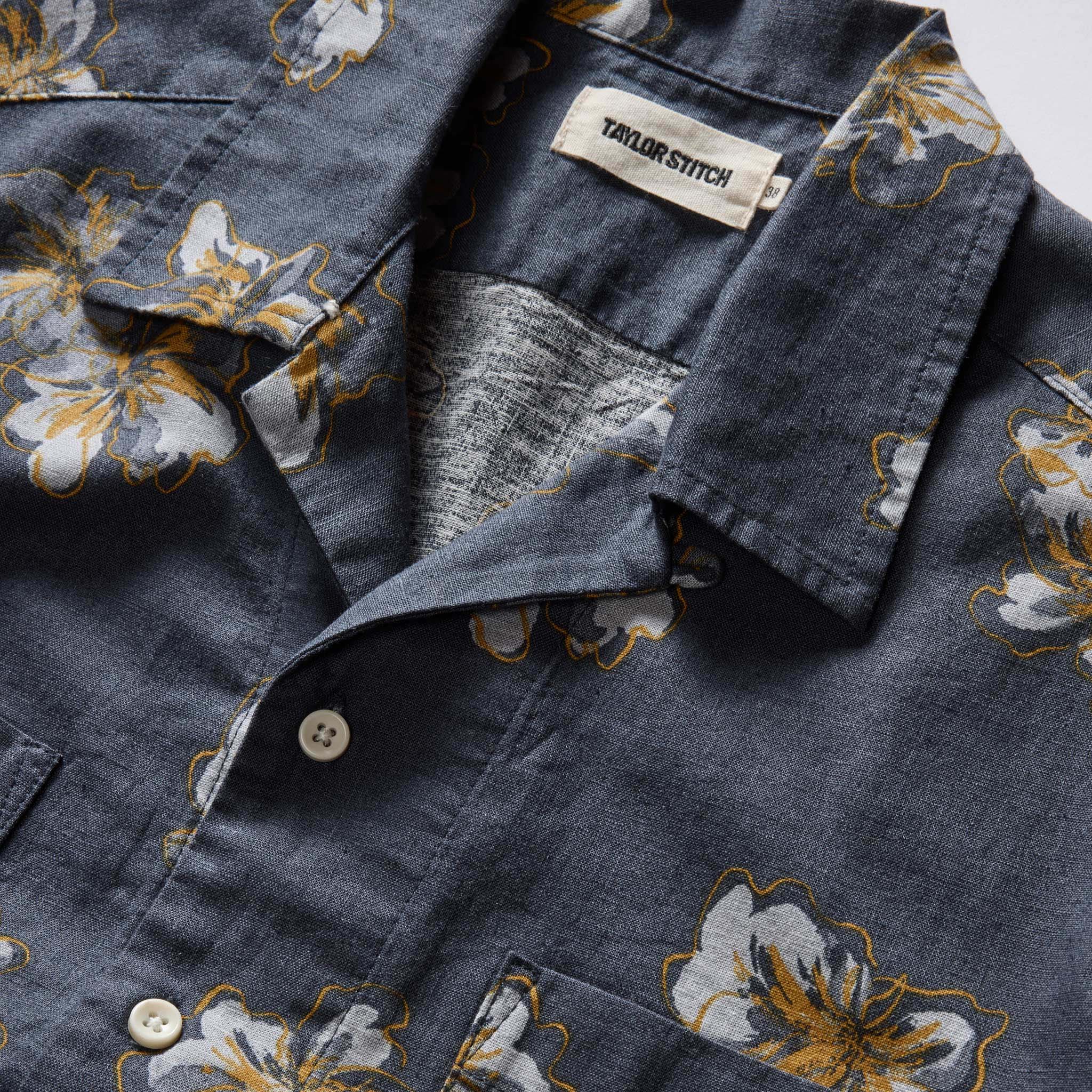 Dark Blue Floral Shirt Z947185