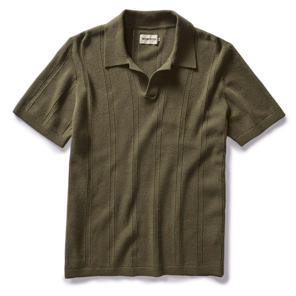 Cilantro Rib Sweater Polo B272