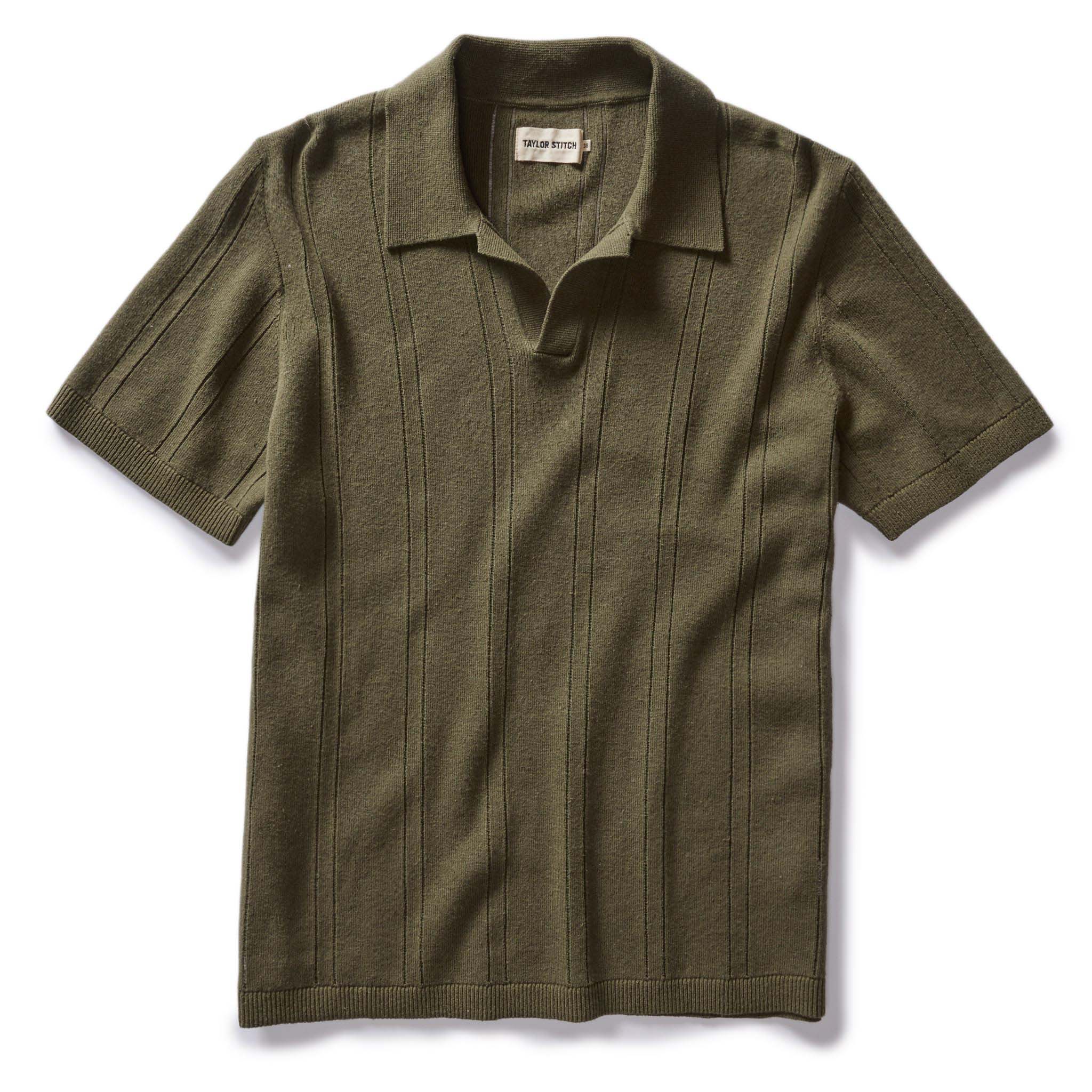 Cilantro Rib Sweater Polo B272