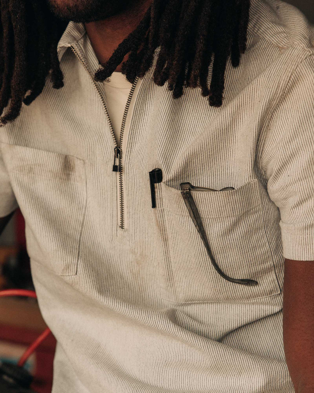 Natural Stripe Exhaust Shirt S163551