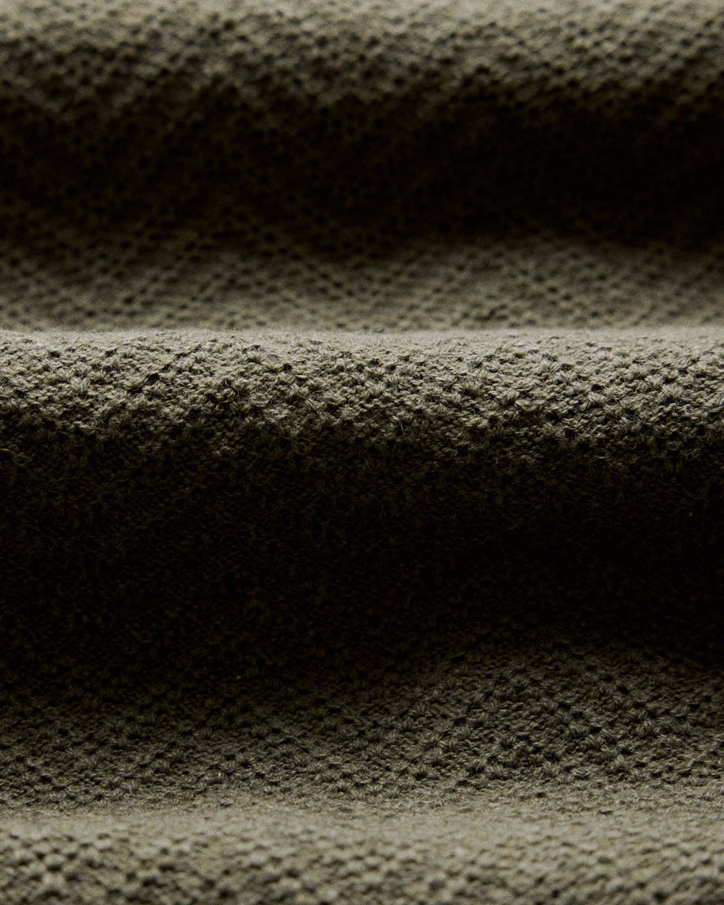 The Button Down Polo in Cilantro Herringbone