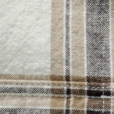 Bark Plaid Linen Shirt R832735