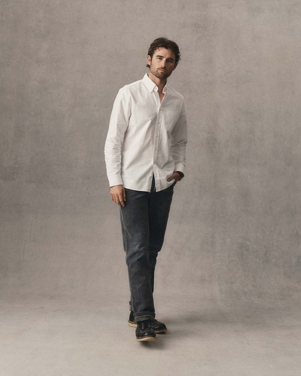 The Jack in White Everyday Oxford