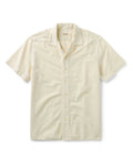 Vintage White Embroidered Stripe Shirt G3379