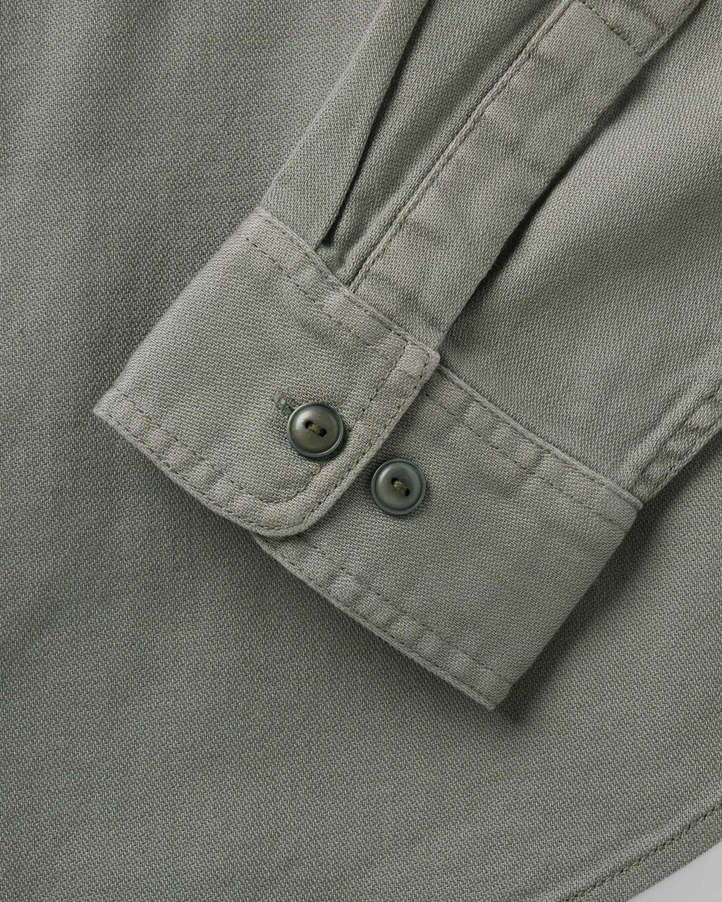 The Dispatch Shirt in Smoked Olive Broken Twill