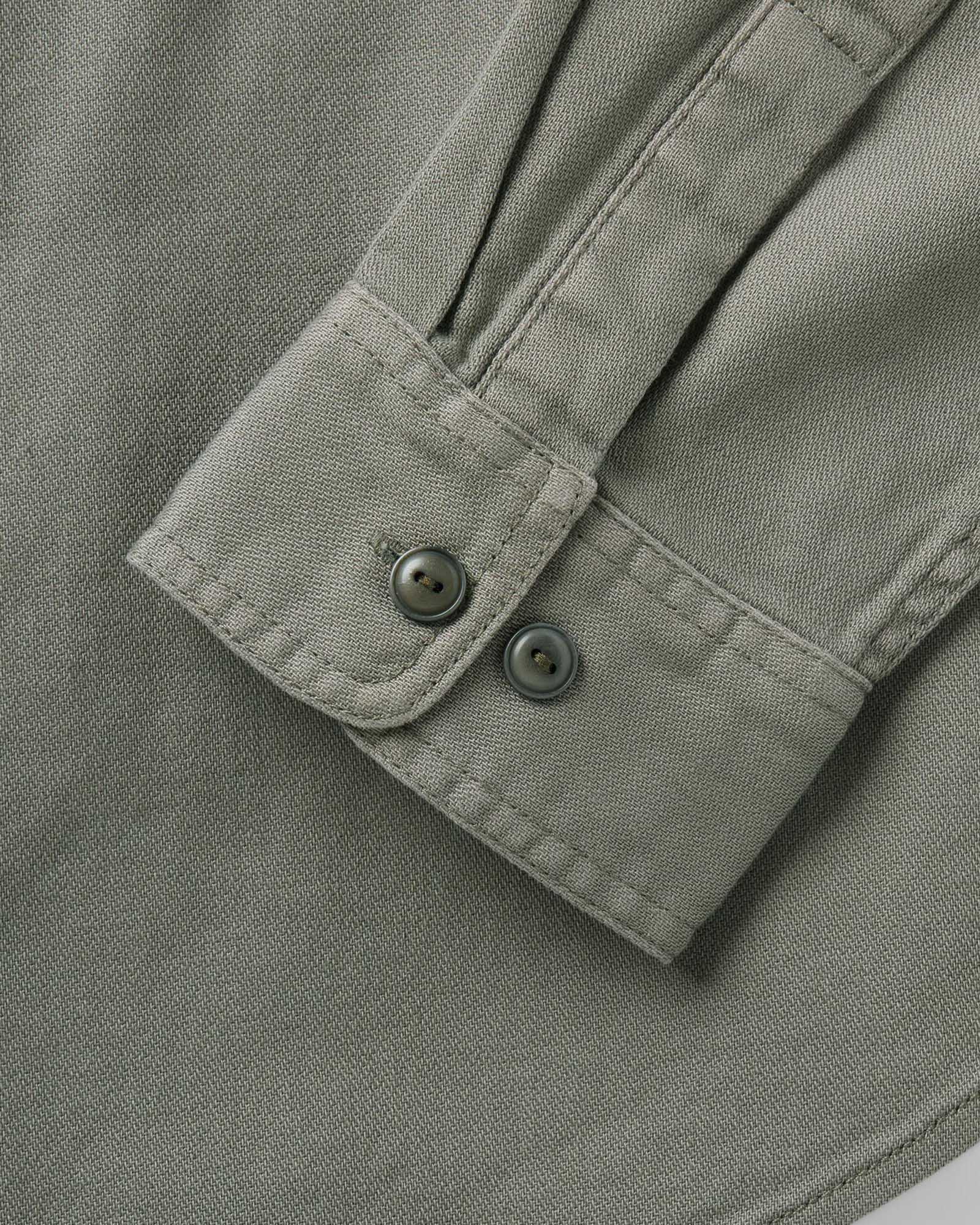 The Dispatch Shirt in Smoked Olive Broken Twill