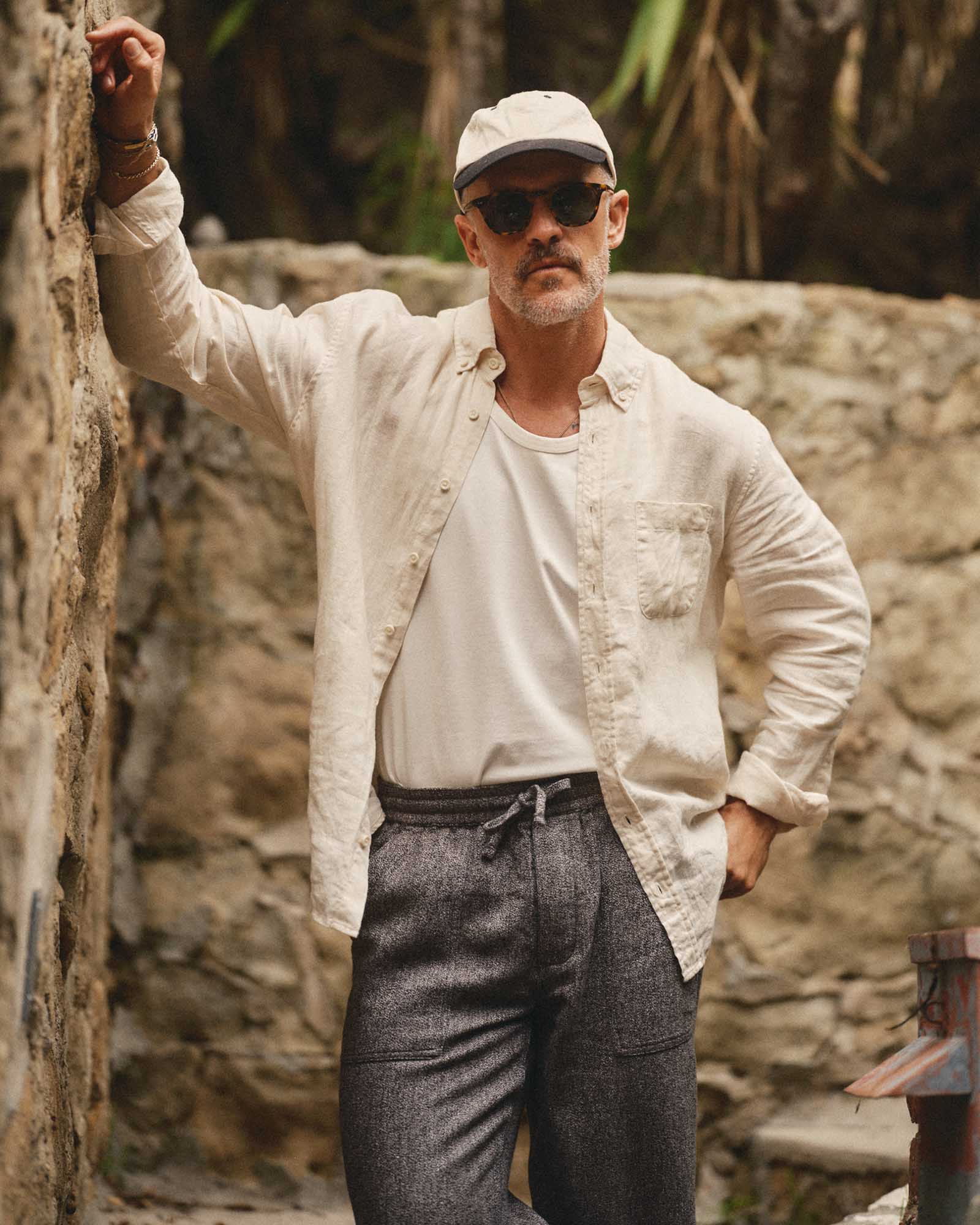The Jack in Vintage White Linen