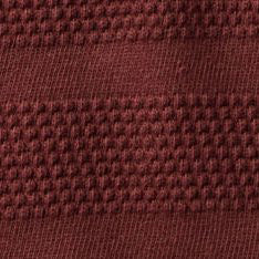Polo in Burgundy Knit Stripe L84113
