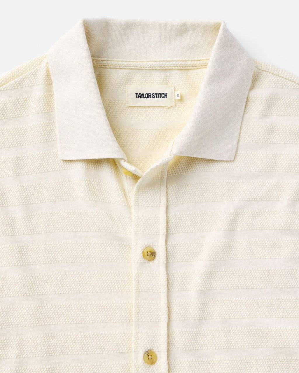 Polo in Natural Knit Stripe S123752