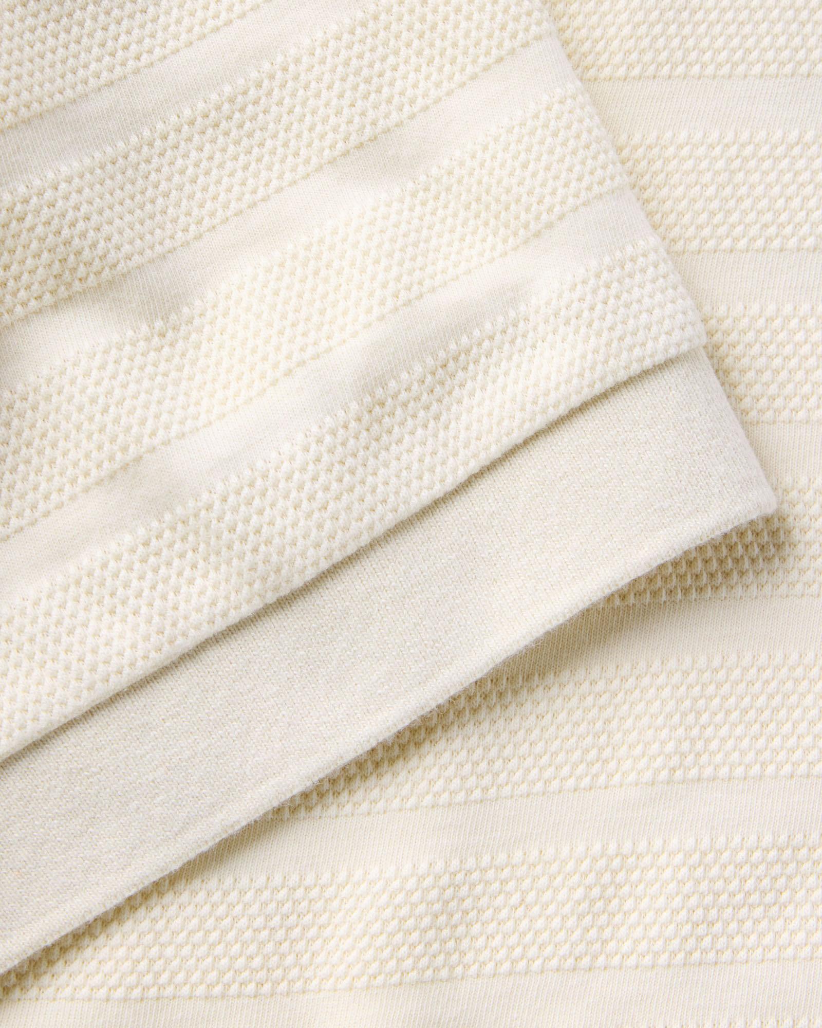 Polo in Natural Knit Stripe S123752