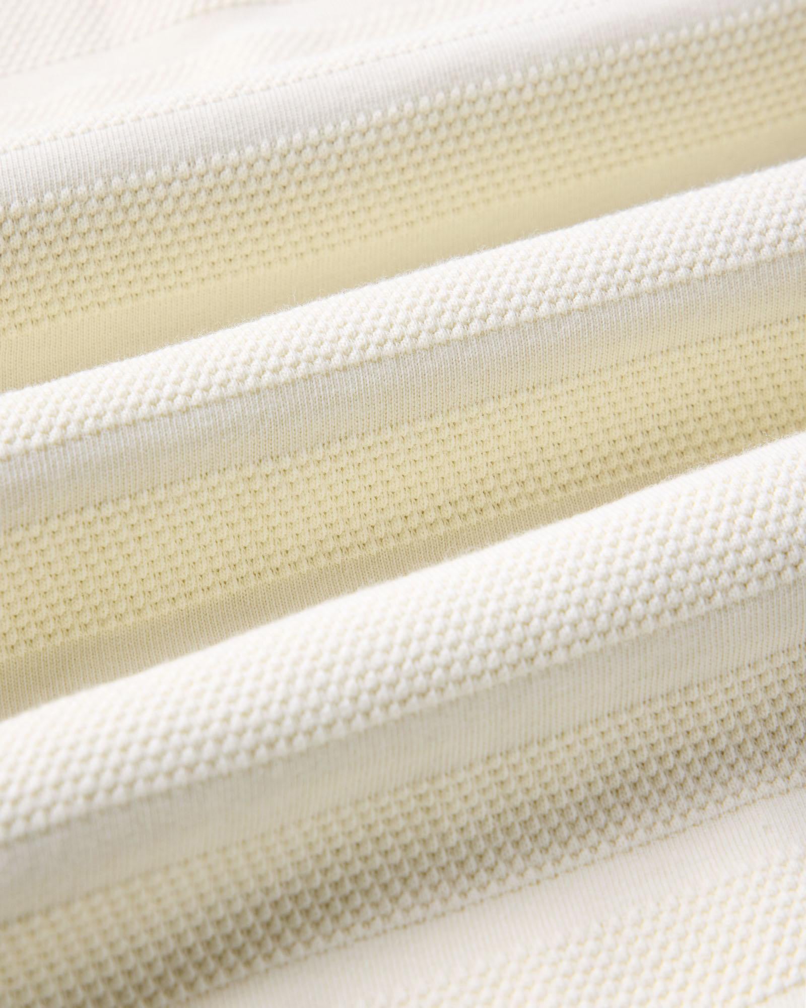 Polo in Natural Knit Stripe S123752