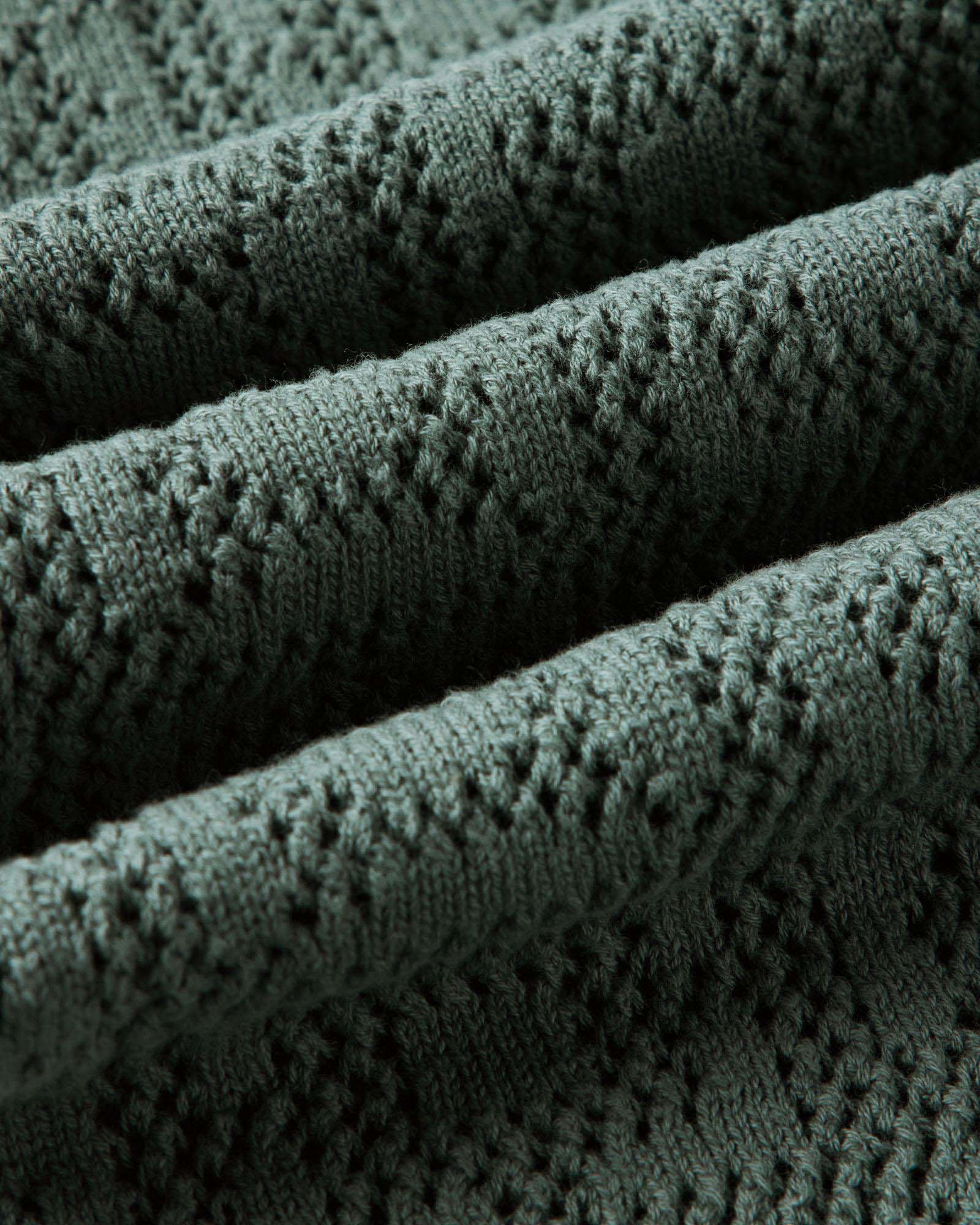 Geo Crochet Sweater Polo S442995