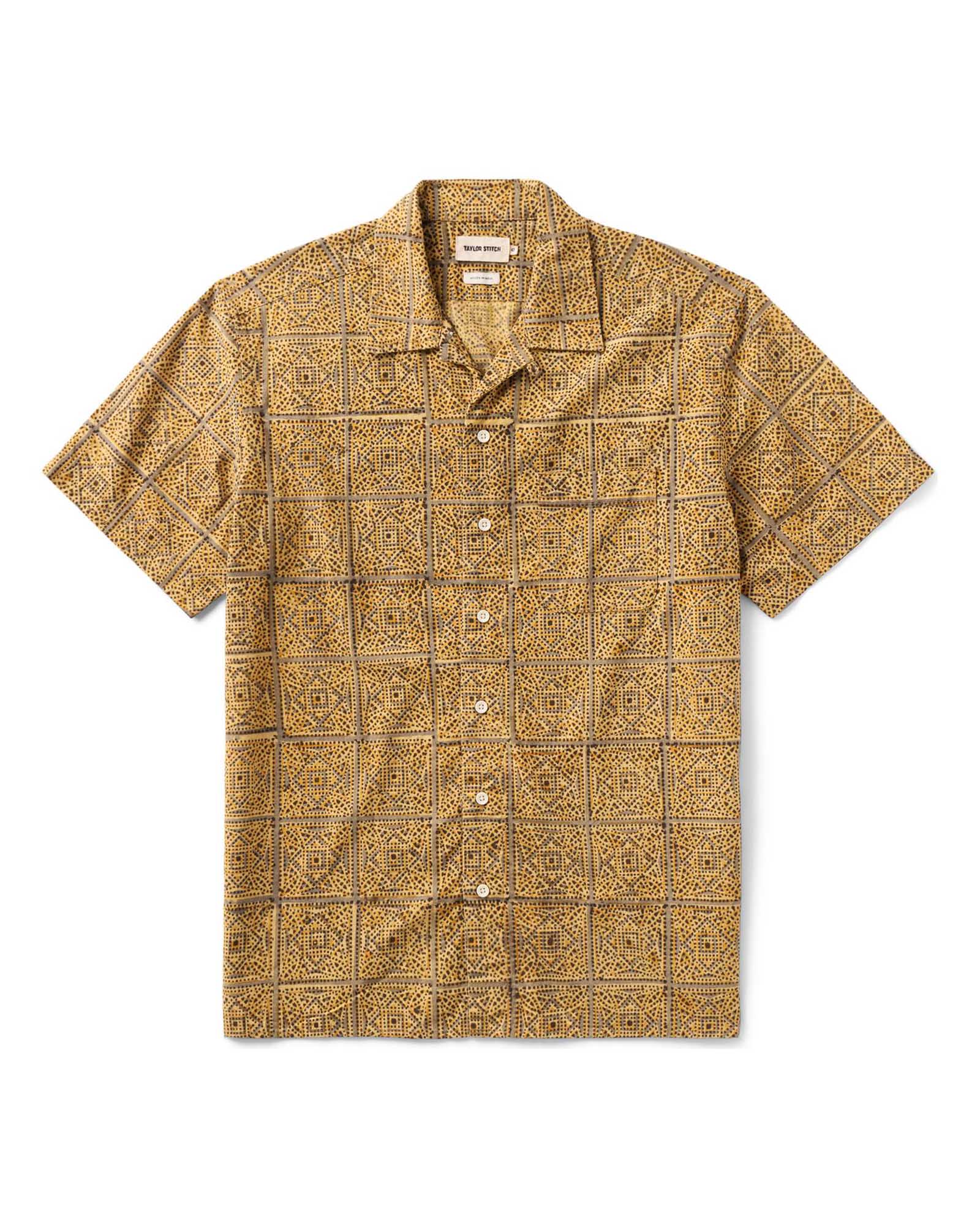 Fennel Block Print Shirt Z3888