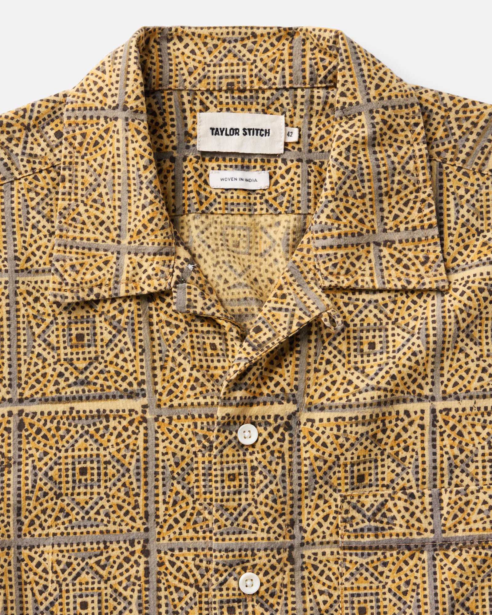 Fennel Block Print Shirt Z3888