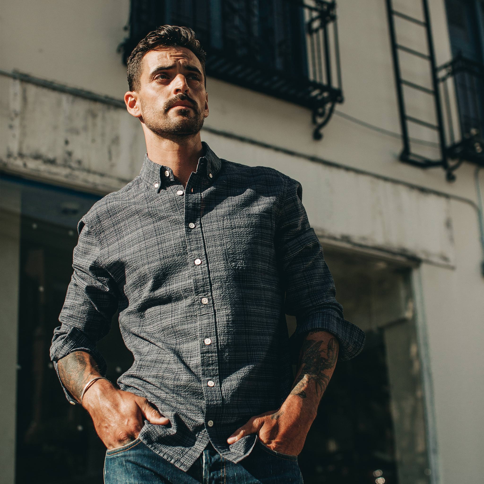 The Jack in Navy Slub