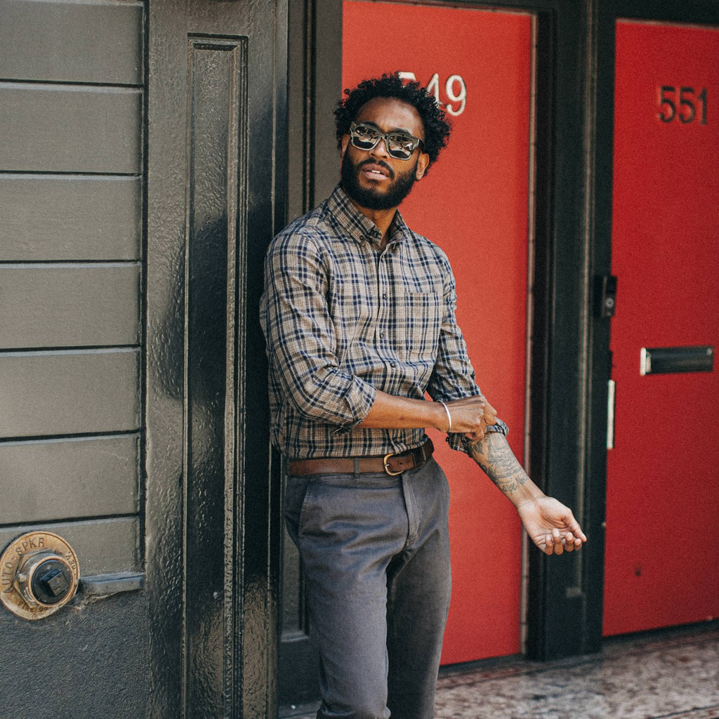 The Jack in Sand Plaid
