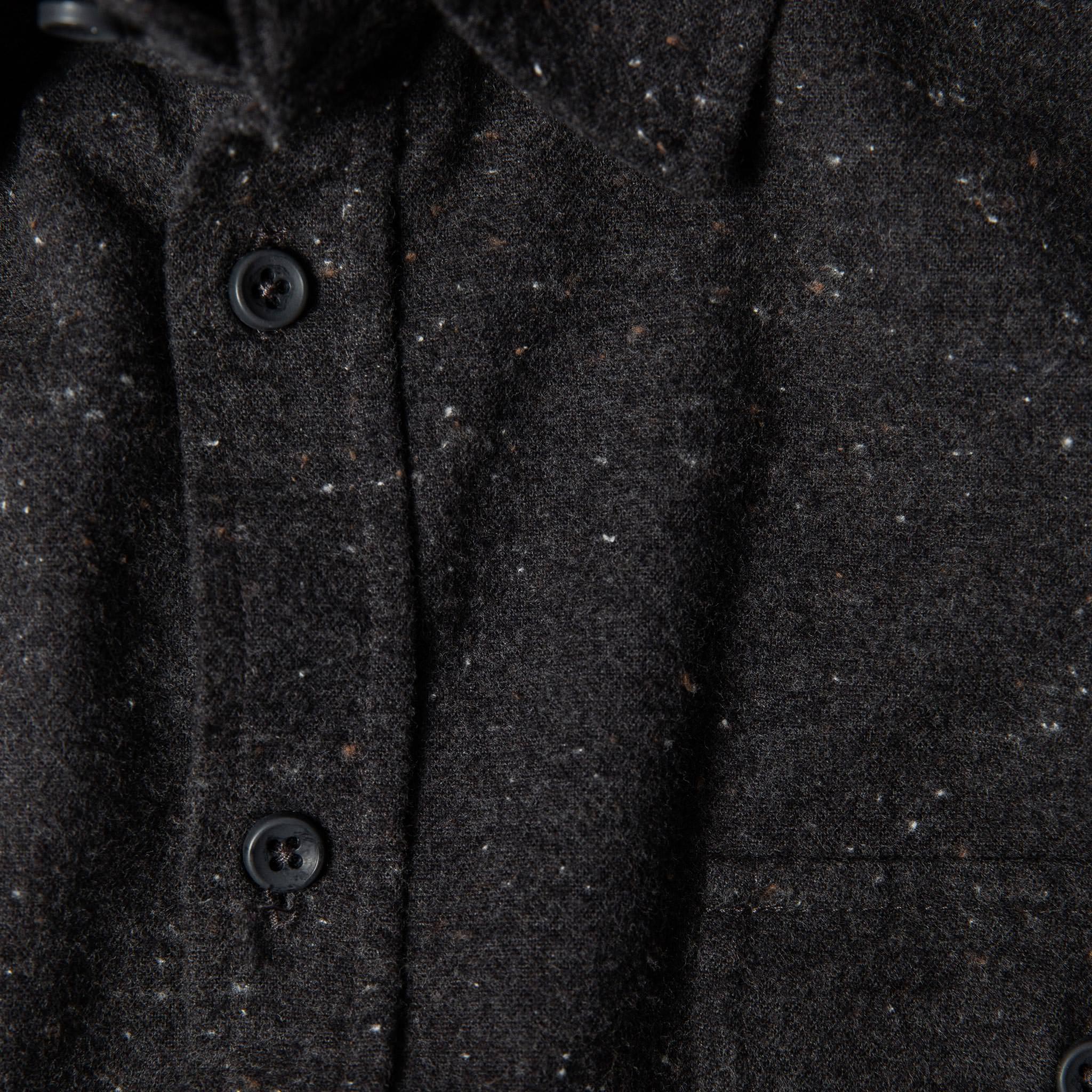 The Yosemite Shirt in Charcoal Donegal