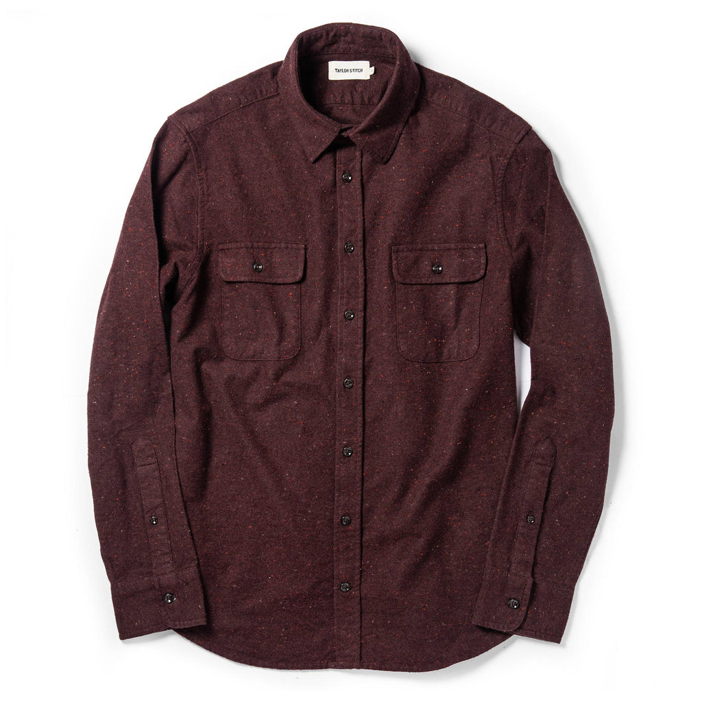 The Yosemite Shirt in Nutmeg Donegal
