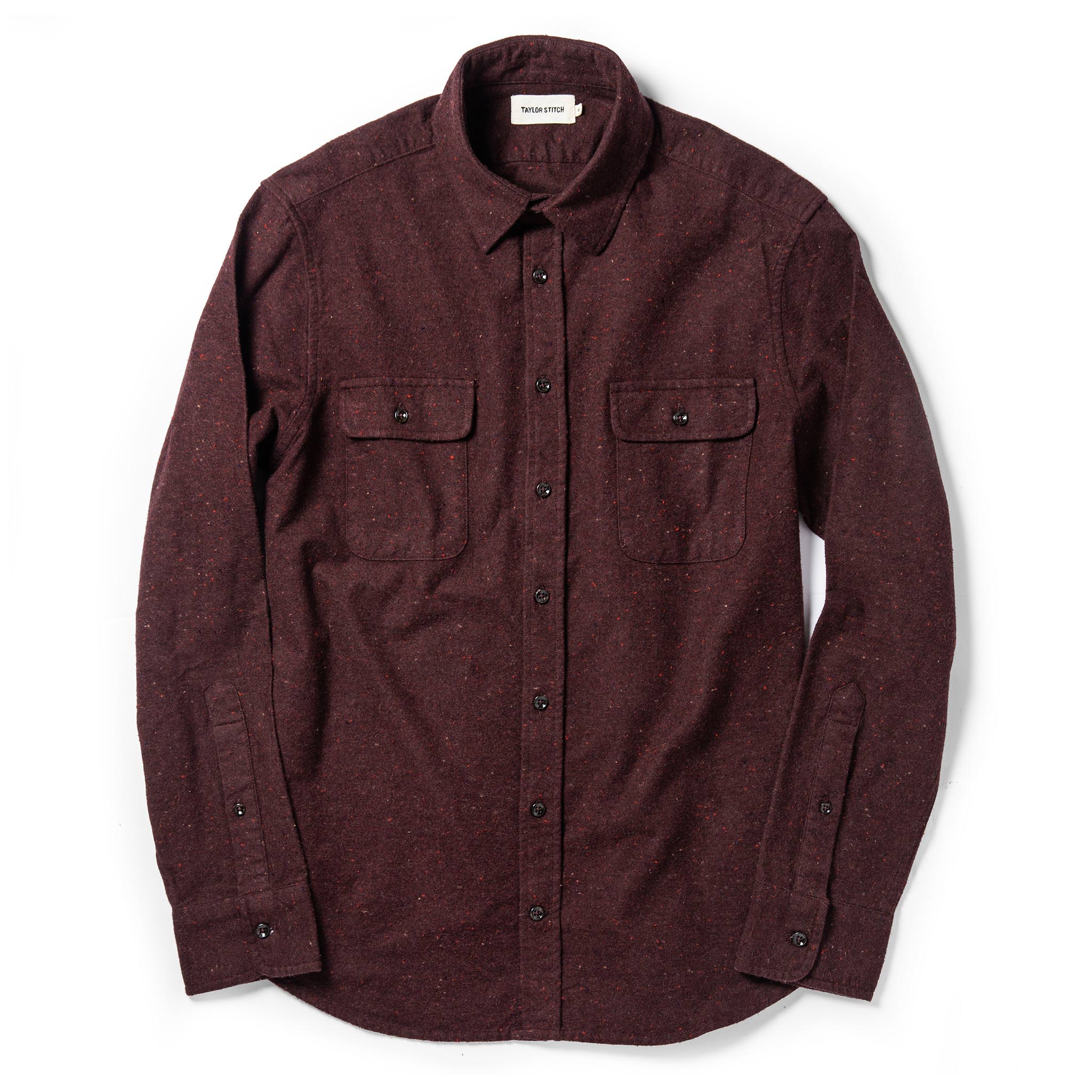 The Yosemite Shirt in Nutmeg Donegal
