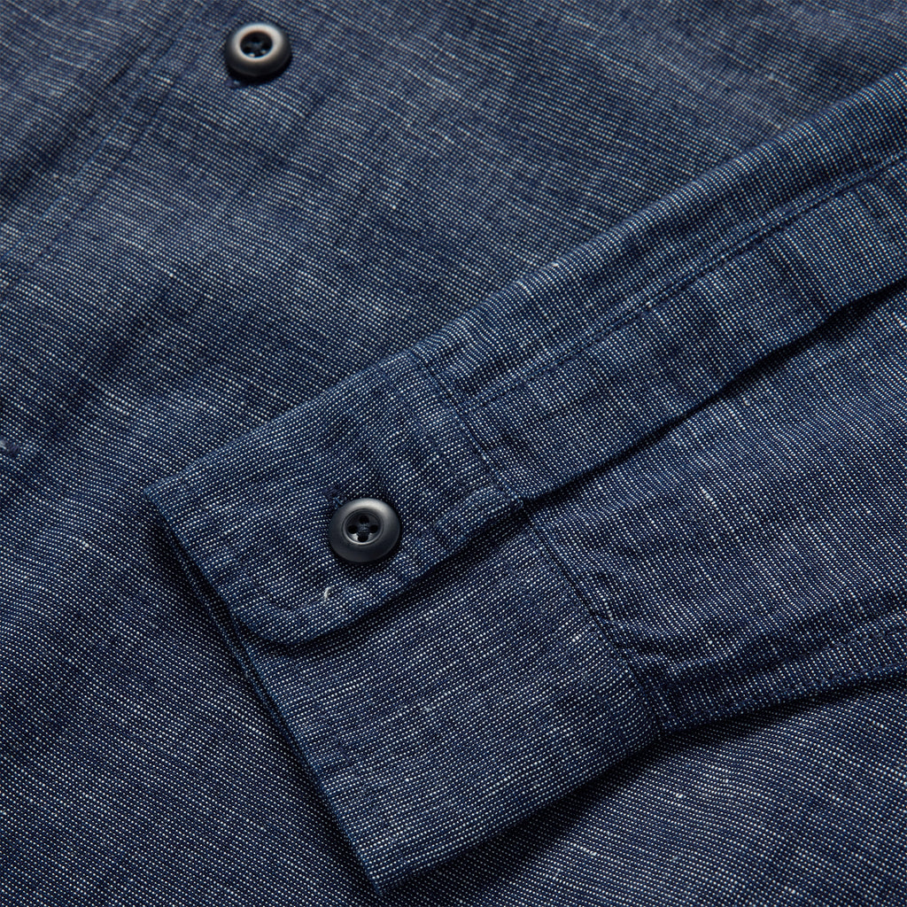 The Point Shirt in Indigo Slub