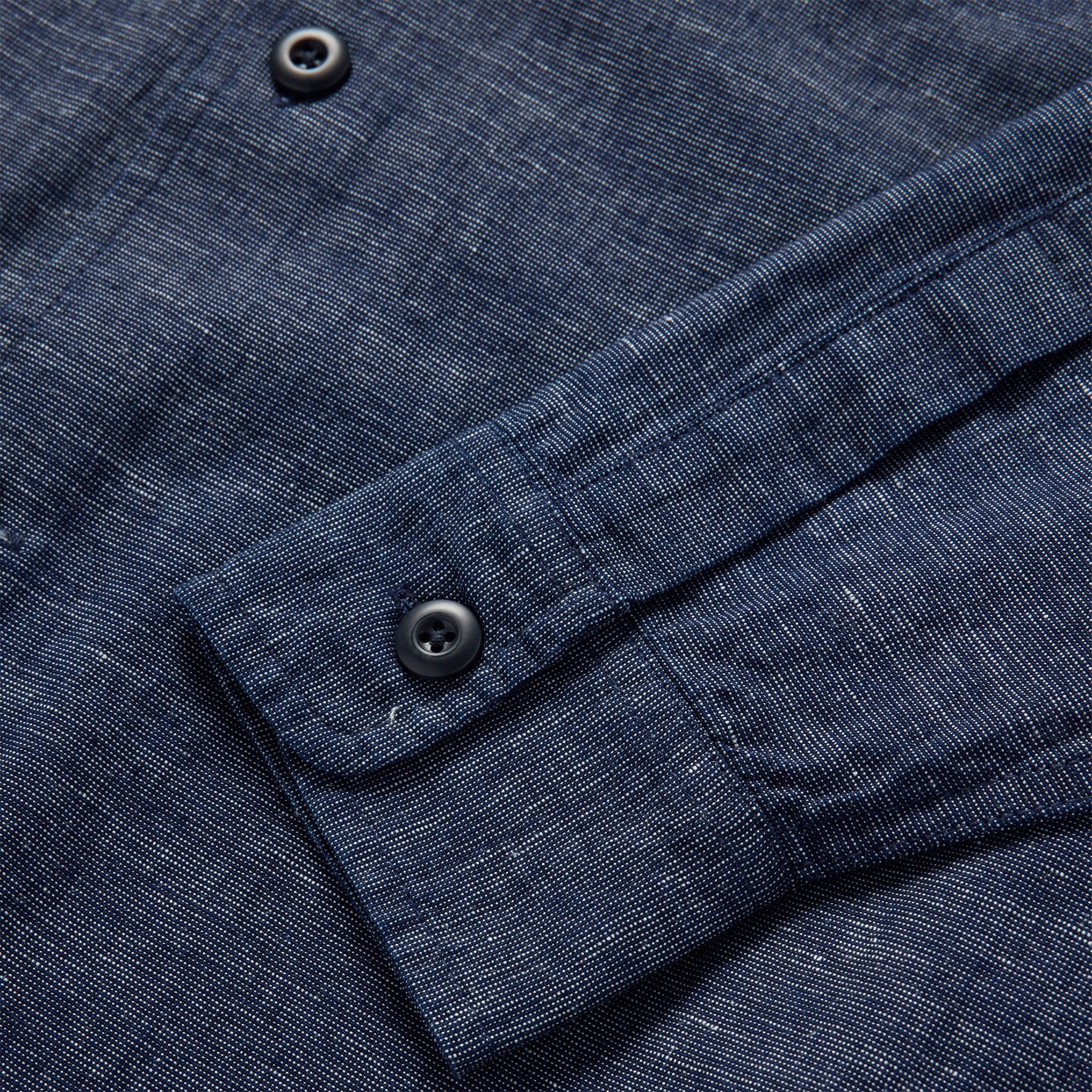 The Point Shirt in Indigo Slub
