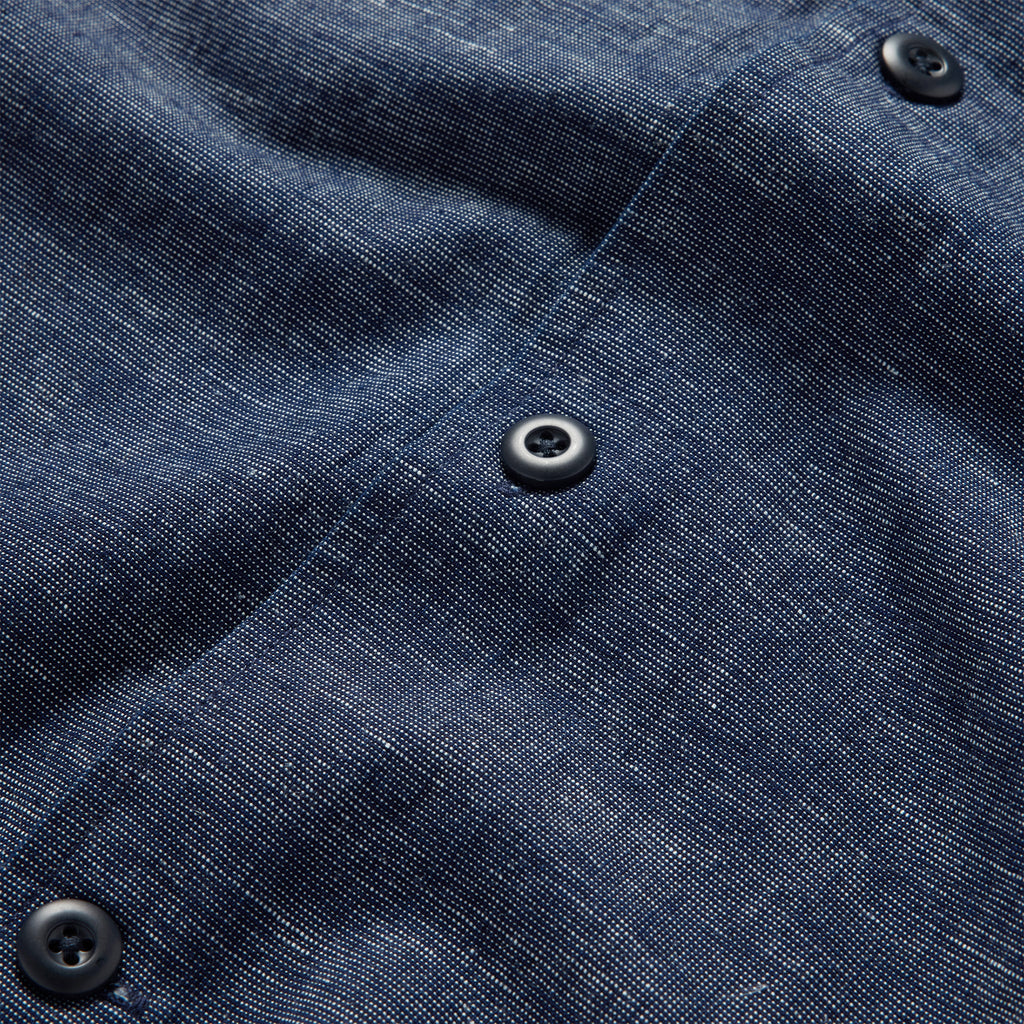 The Point Shirt in Indigo Slub