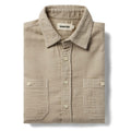 Utility Shirt in Stone Double Cloth U8882