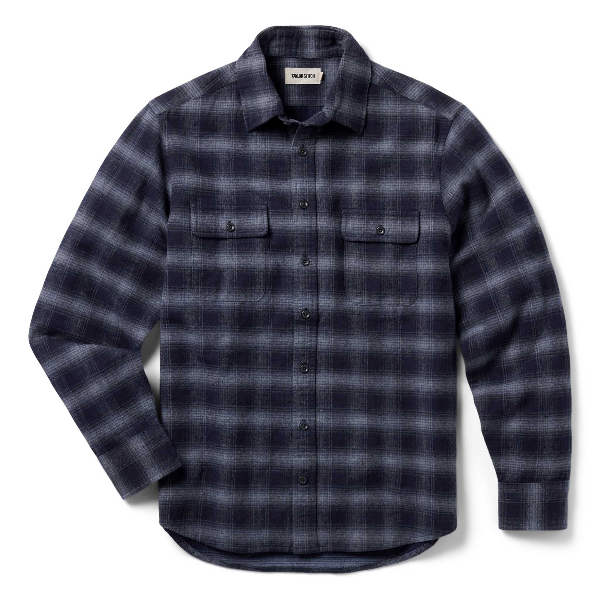 The Yosemite Shirt in Navy Shadow Plaid