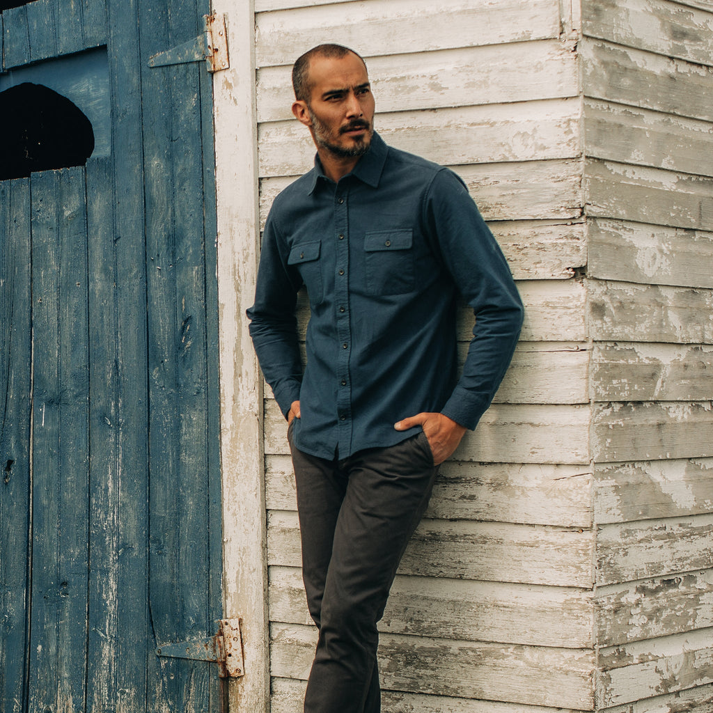 The Yosemite Shirt in Prussian Blue