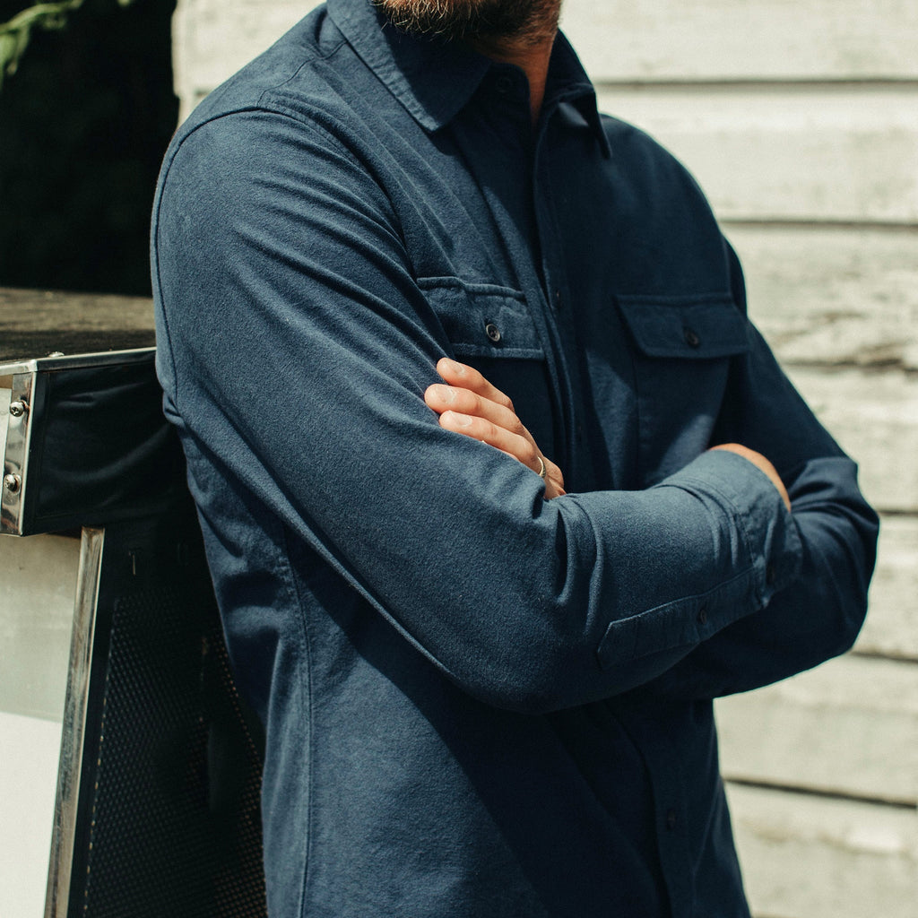 The Yosemite Shirt in Prussian Blue