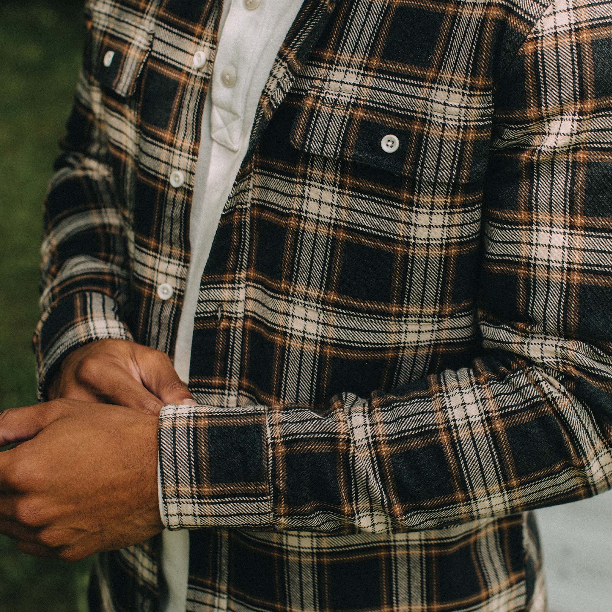 The Ledge Shirt in Admiral Plaid