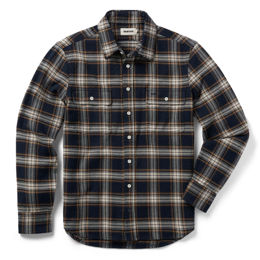 The Ledge Shirt in Admiral Plaid