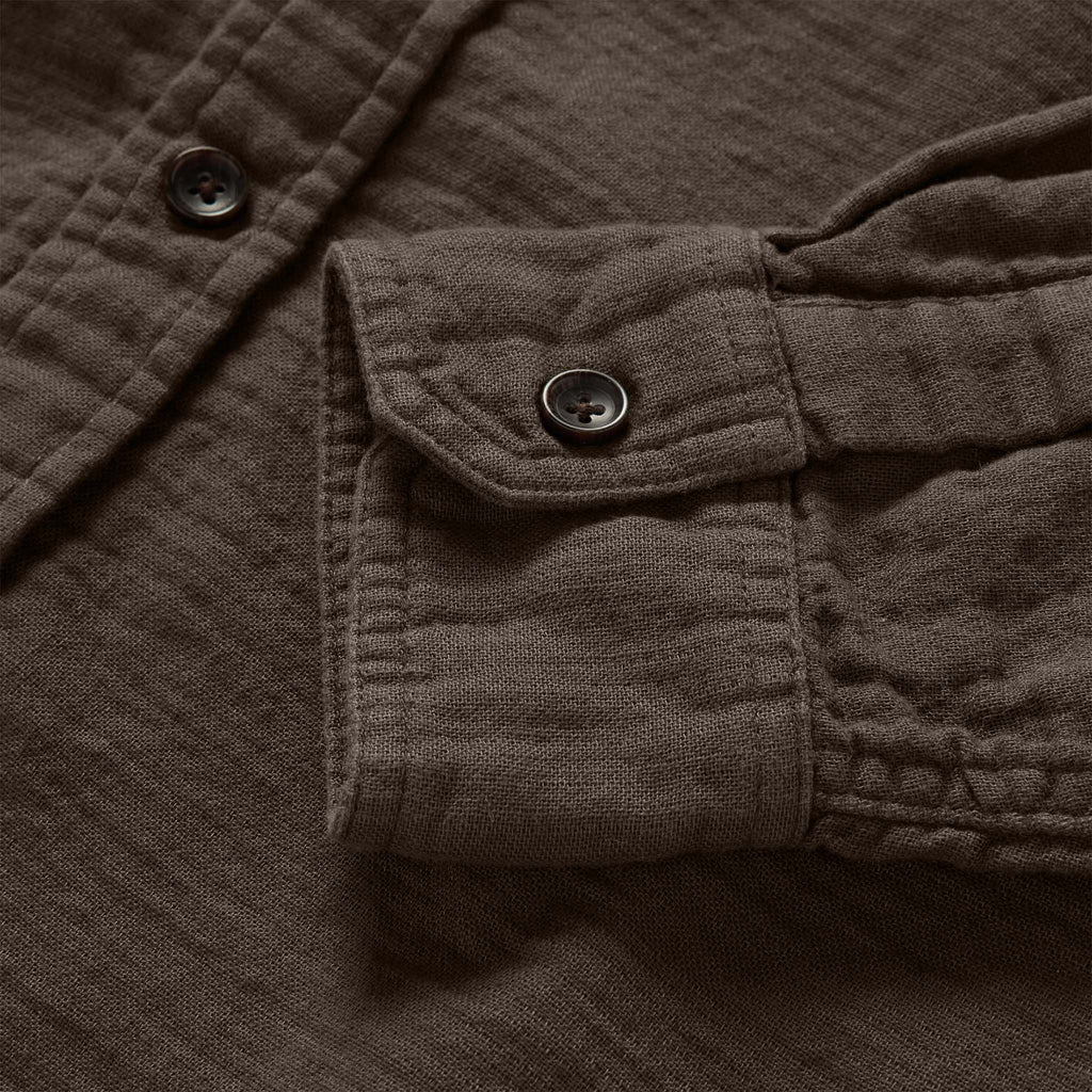 Walnut Double Cloth Utility Shirt X9187