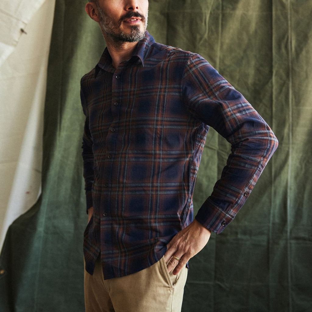 Plaid Brushed Cotton Twill Shirt H34994