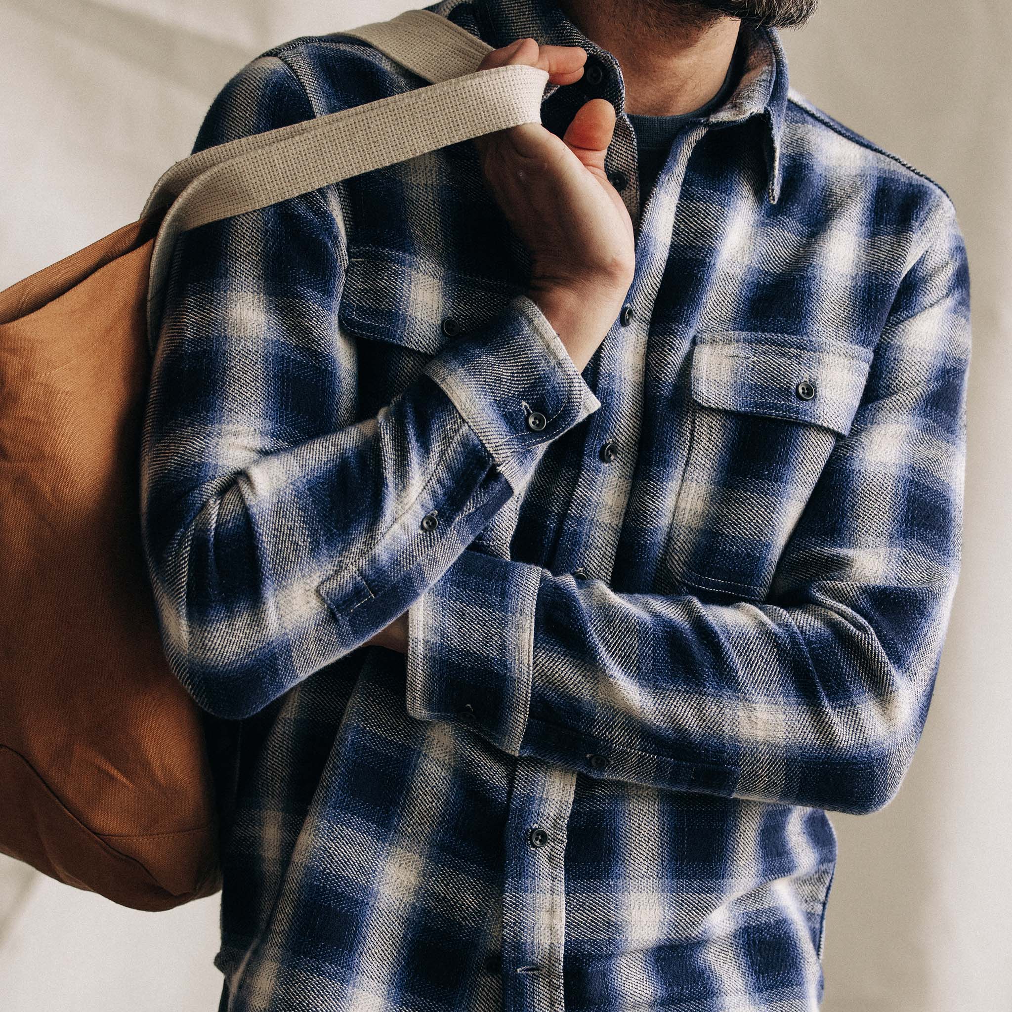 Blue Sky Plaid Shirt O30726