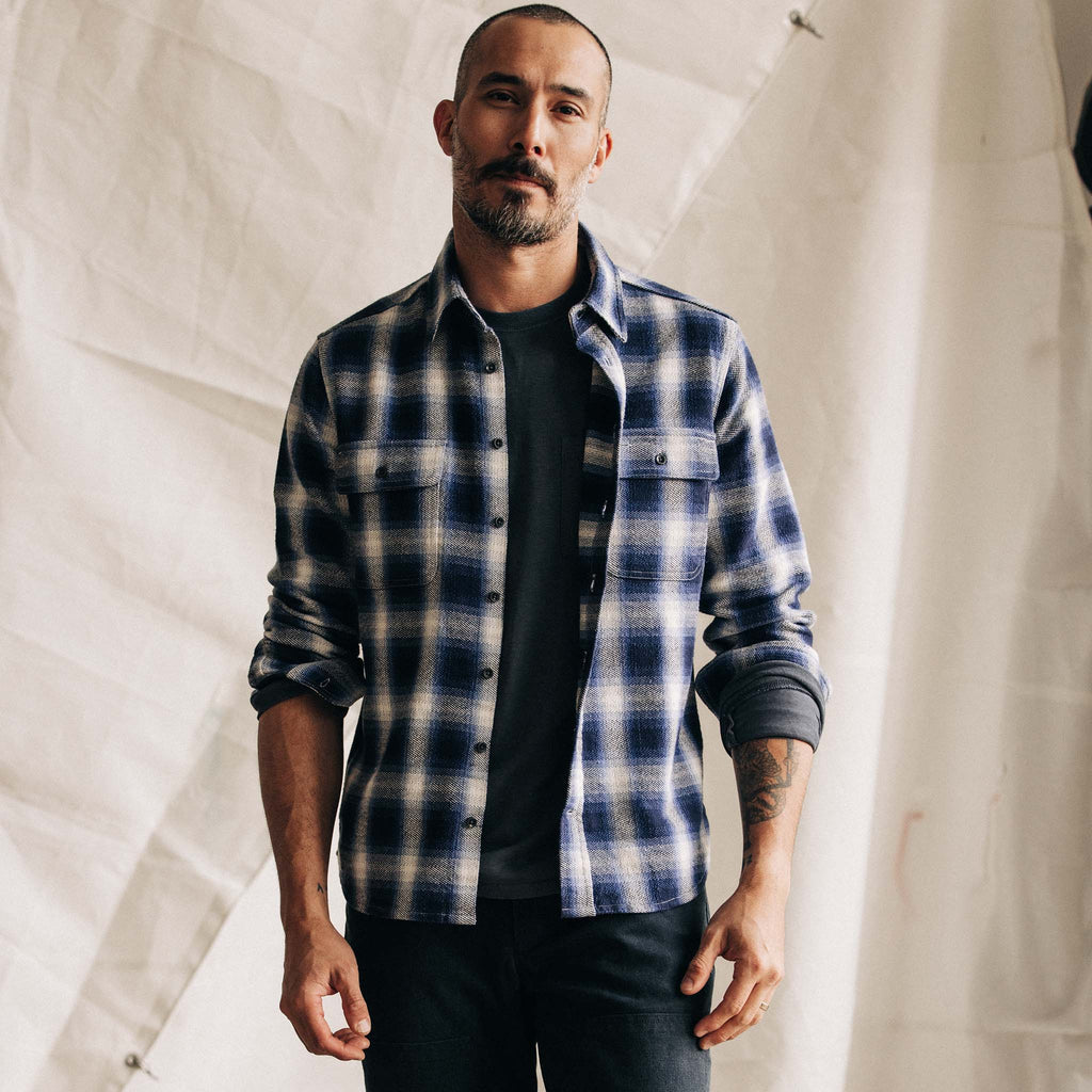 Blue Sky Plaid Shirt O30726