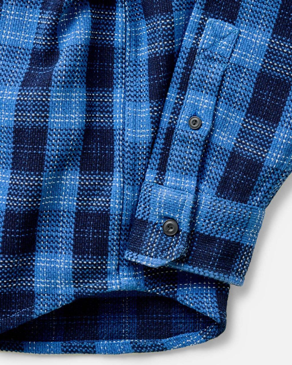 The Division Shirt in Rinsed Indigo Plaid